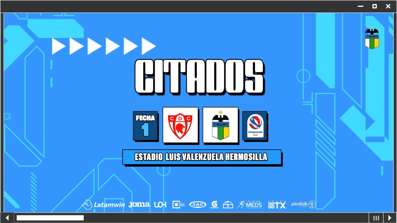 Citados vs Deportes Copiapó O Higgins FC El orgullo de la Región